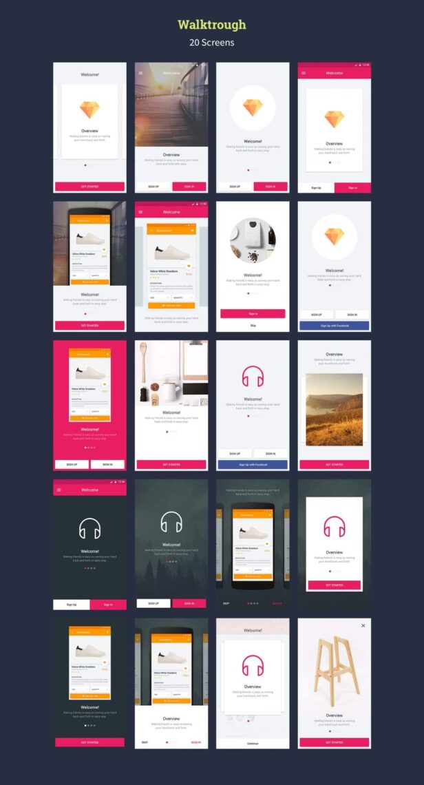 Material Design UI Kit