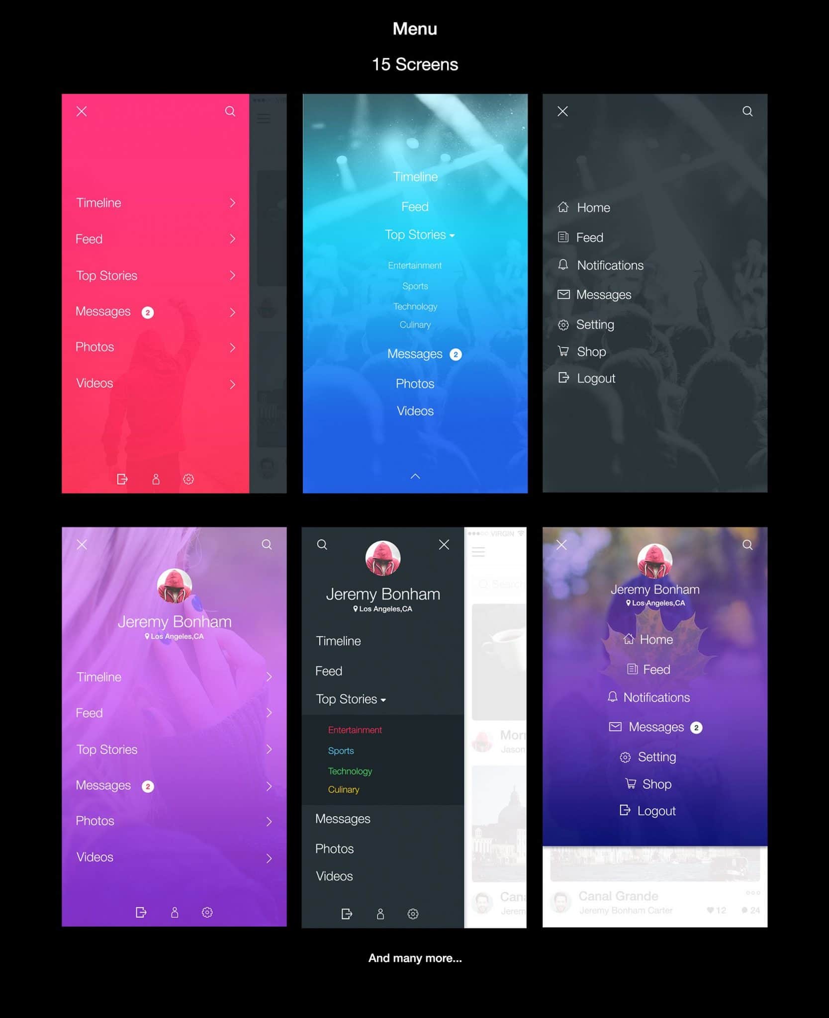 Radiant Mobile UI Kit