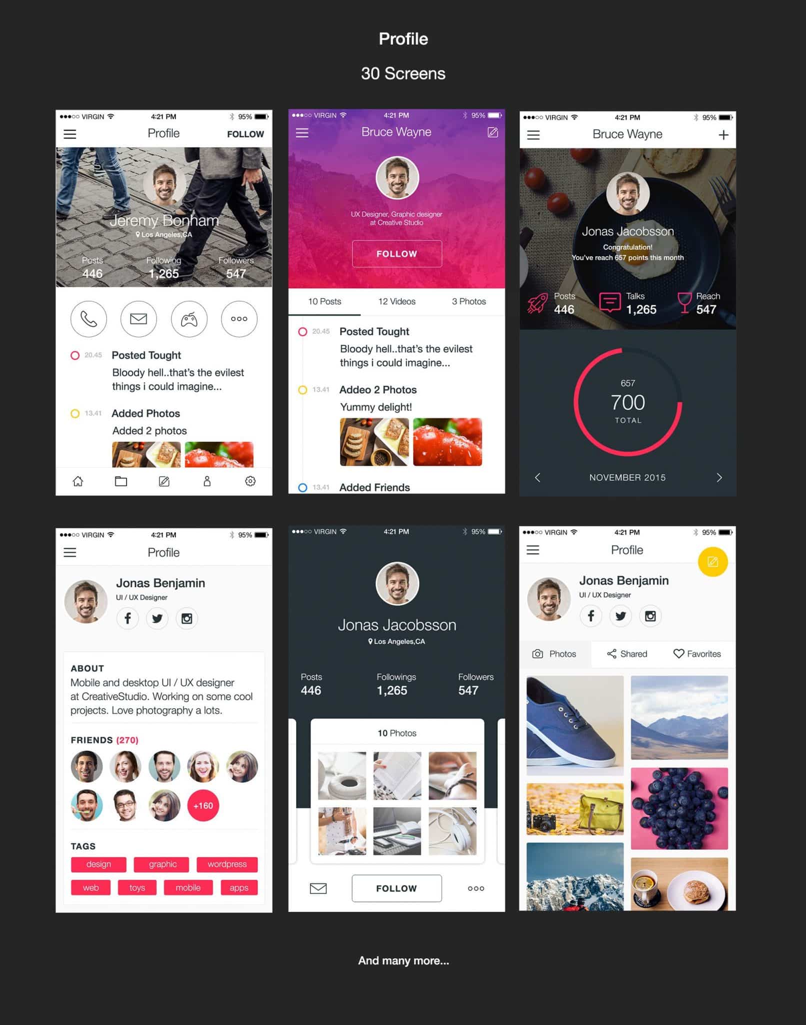 Radiant Mobile UI Kit