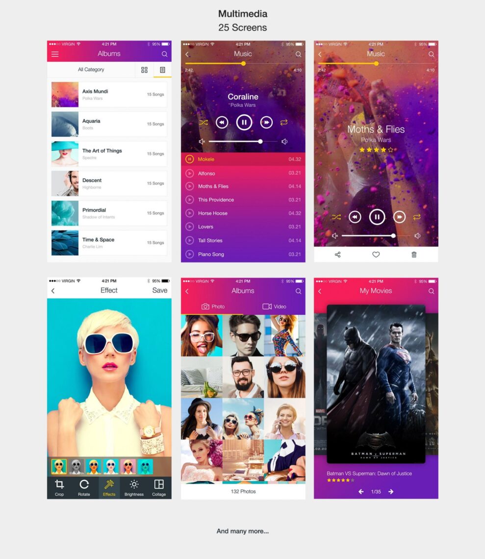 Radiant Mobile UI Kit