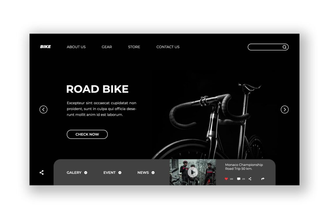 hero website bike