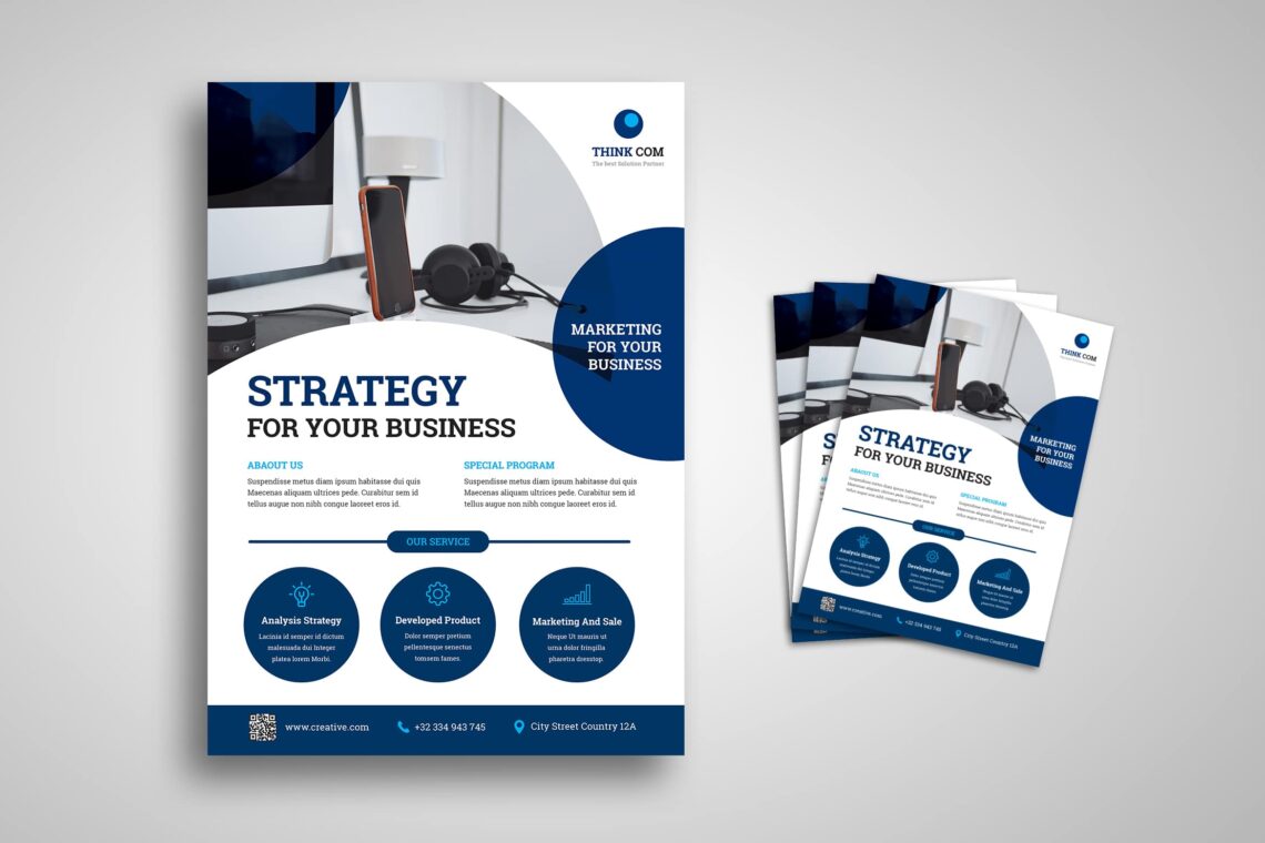 flyer template business partner solution