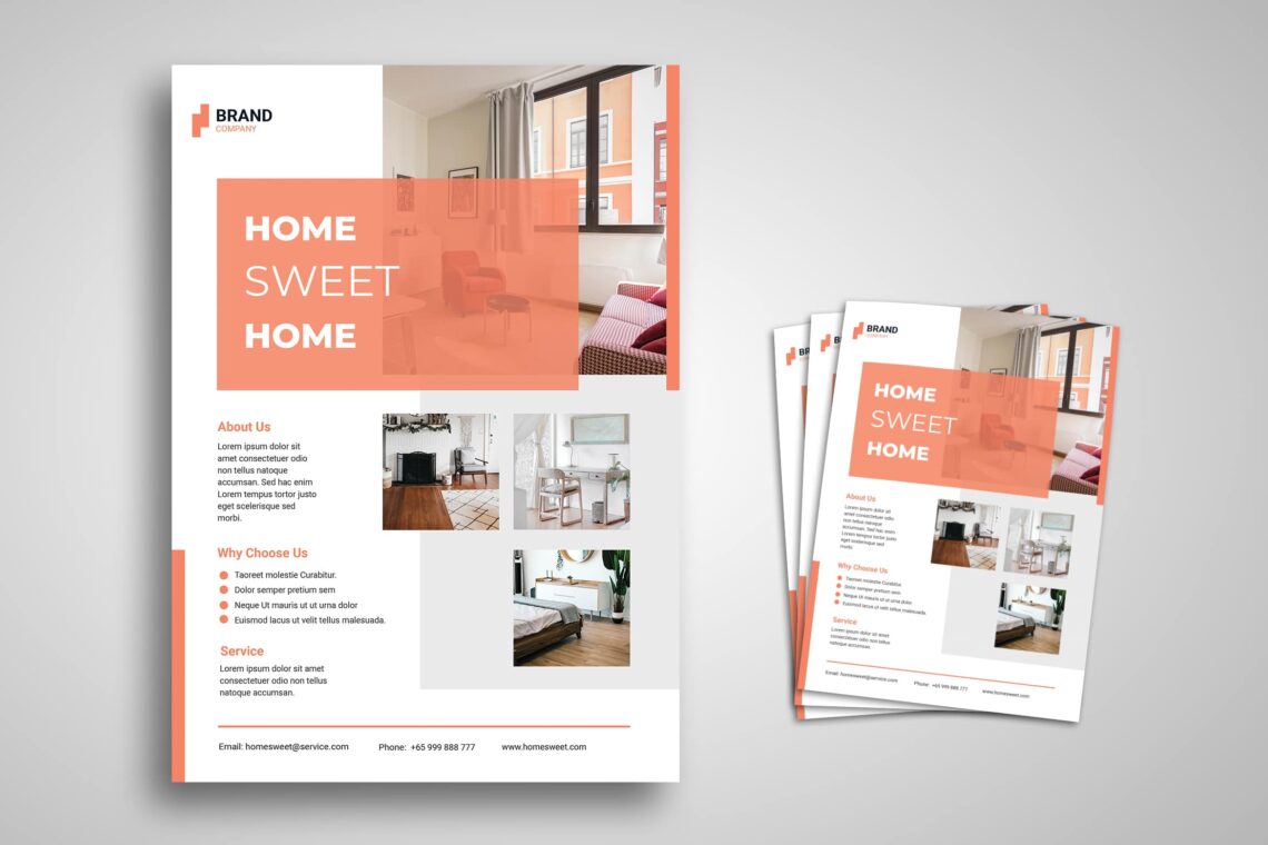 Flyer Template - Sweet Home Promotion