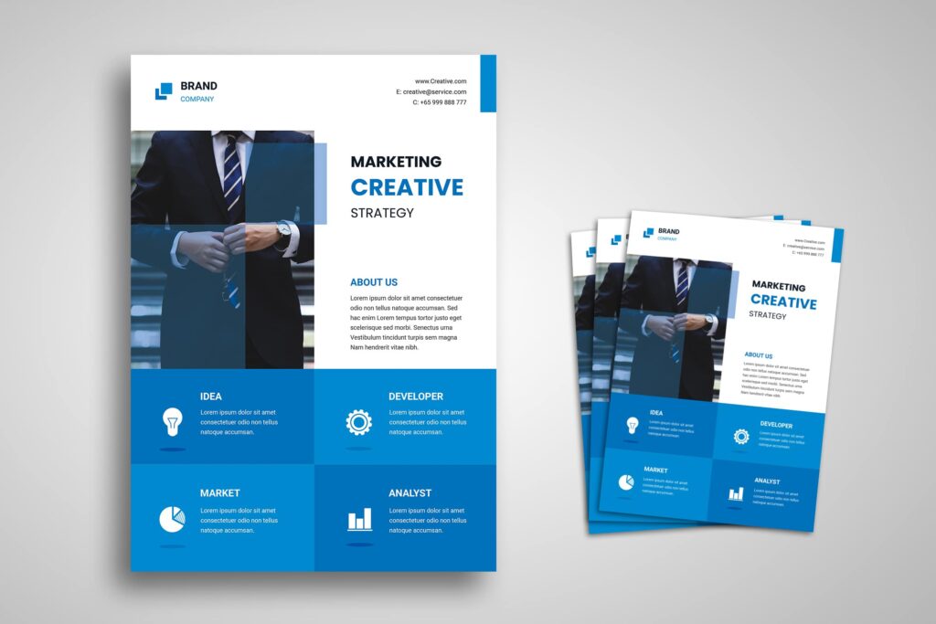 flyer template creative marketing