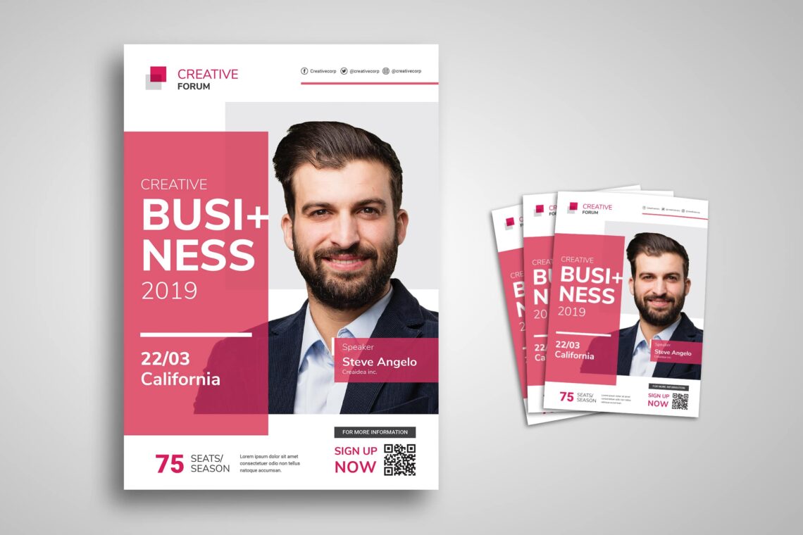 flyer template business forum