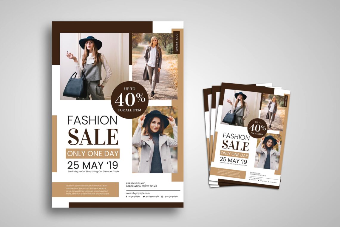 Flyer Template - Fashion Imagination Style