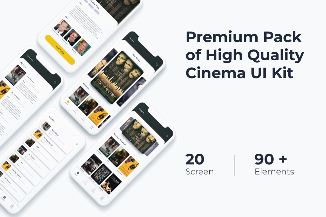 Mobile UI KIT - Cinema App