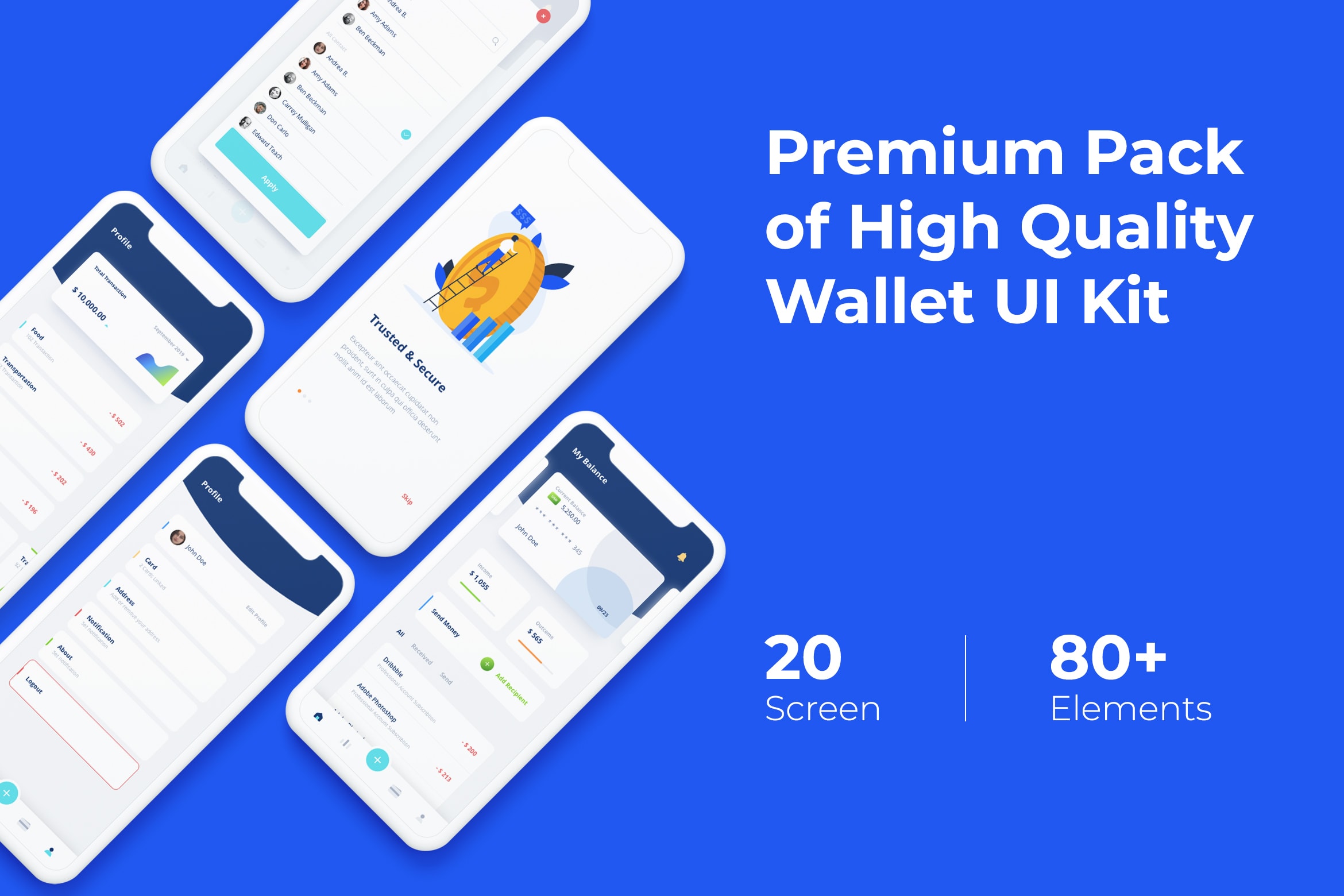 Mobile UI KIT - Wallet App