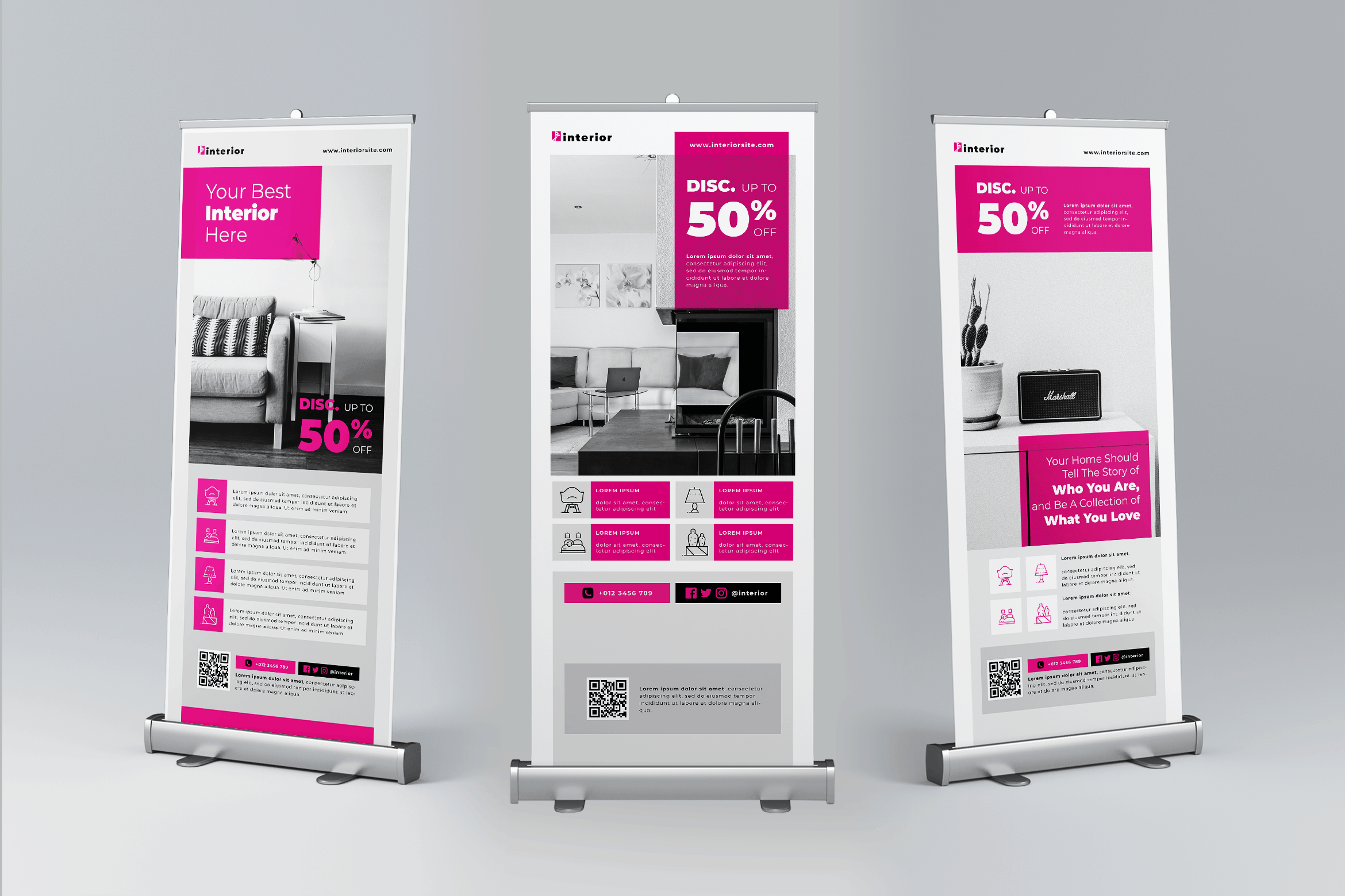 Roll Up Banner - Interior Component