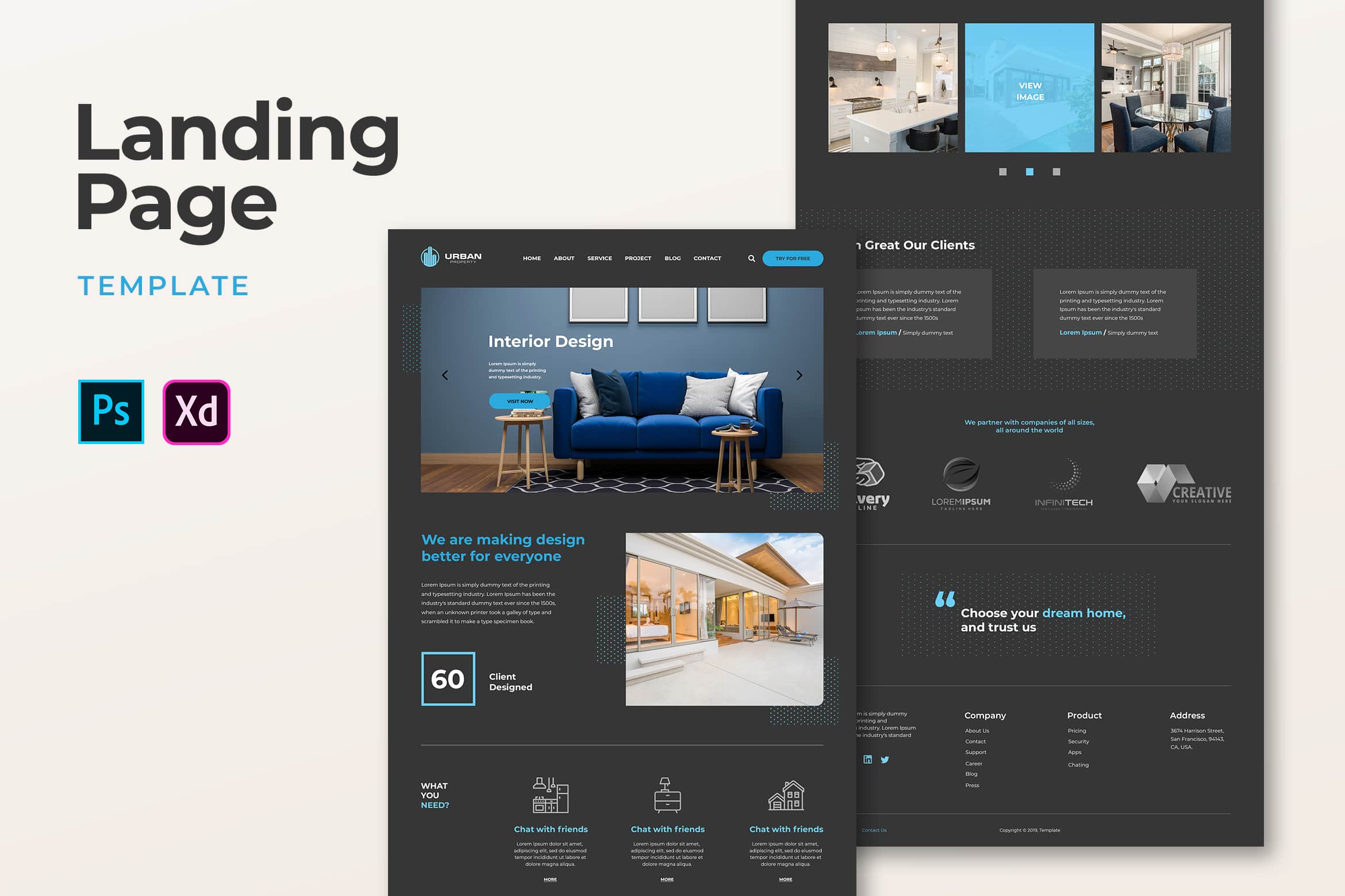 Landing Pages - Interior Design