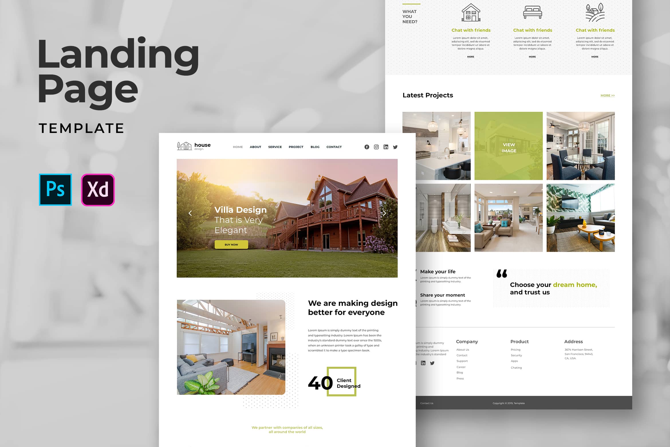 Landing Pages - Villa Decoration Services