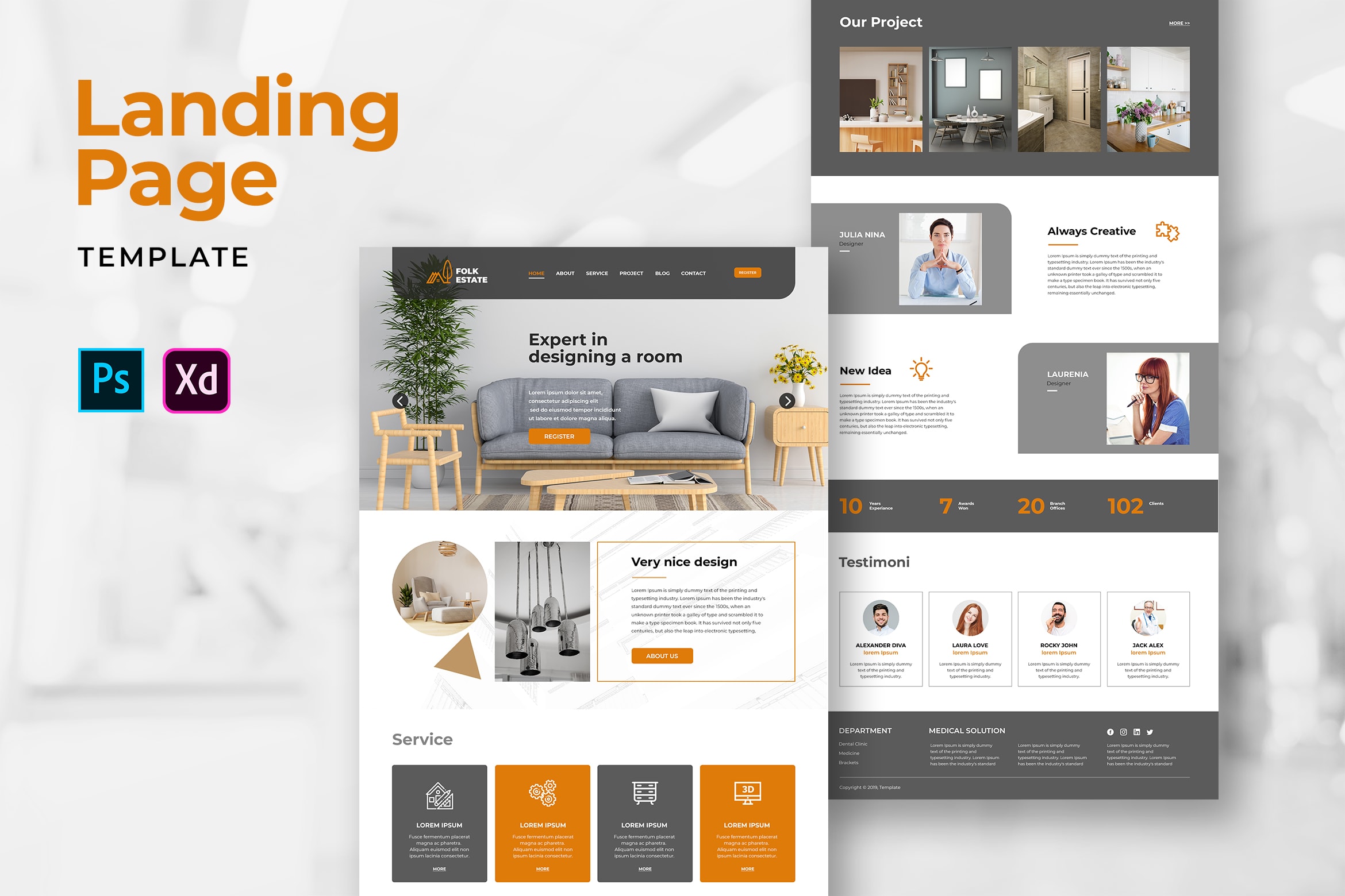 Landing Pages - Room Design Services