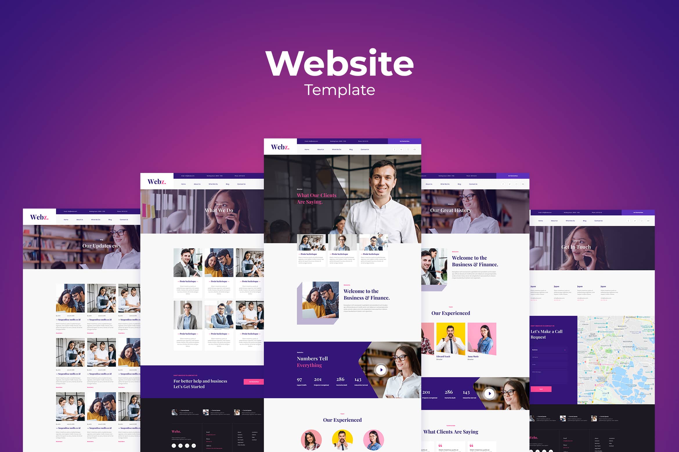 Website Template - Business & Finance Company