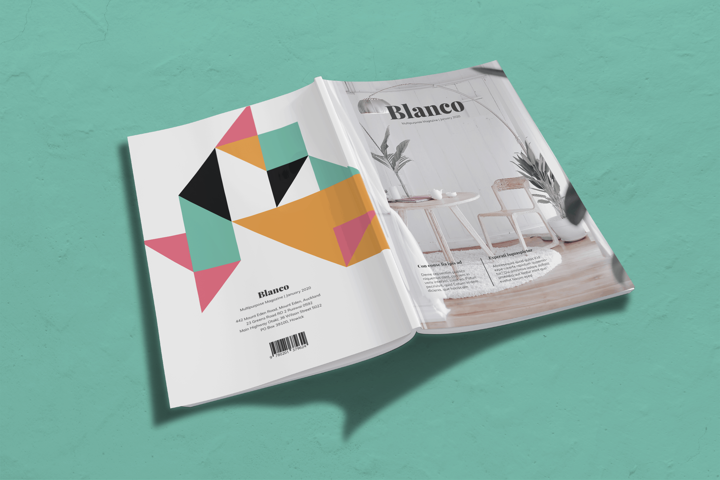 Magazine Template - Glamour Style