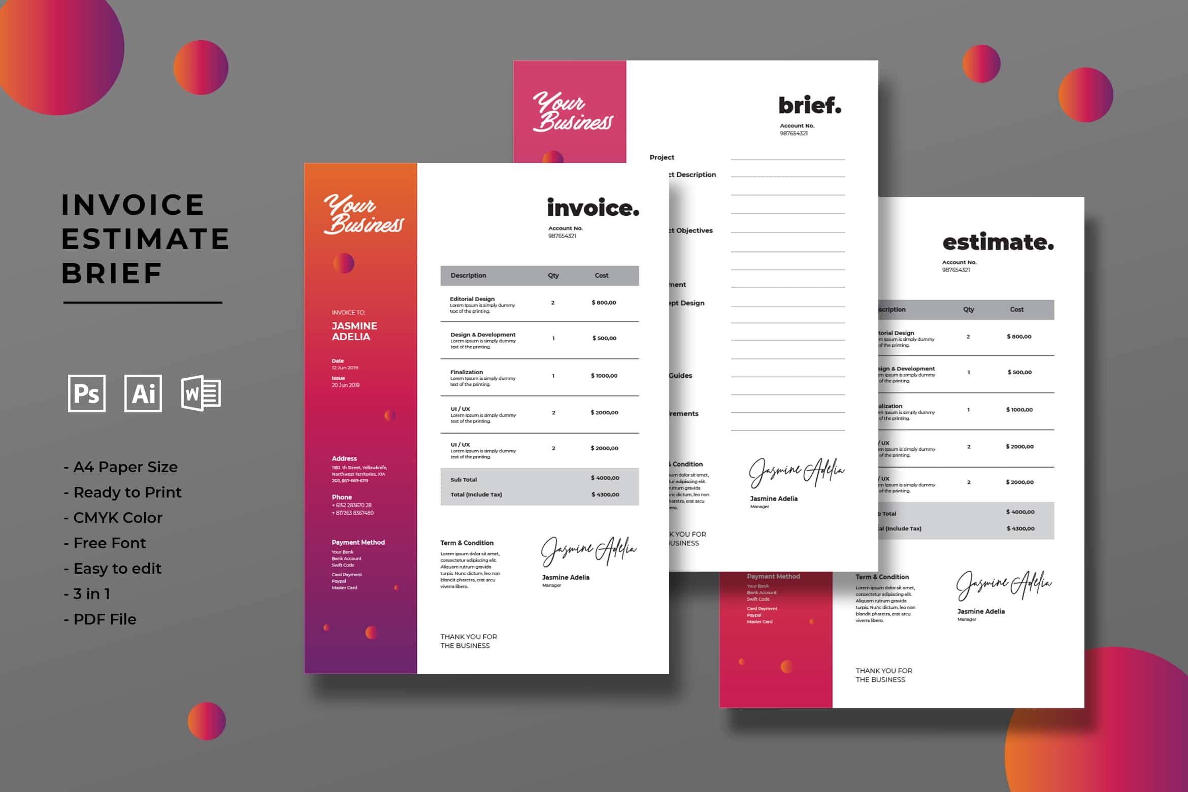 invoice logo design