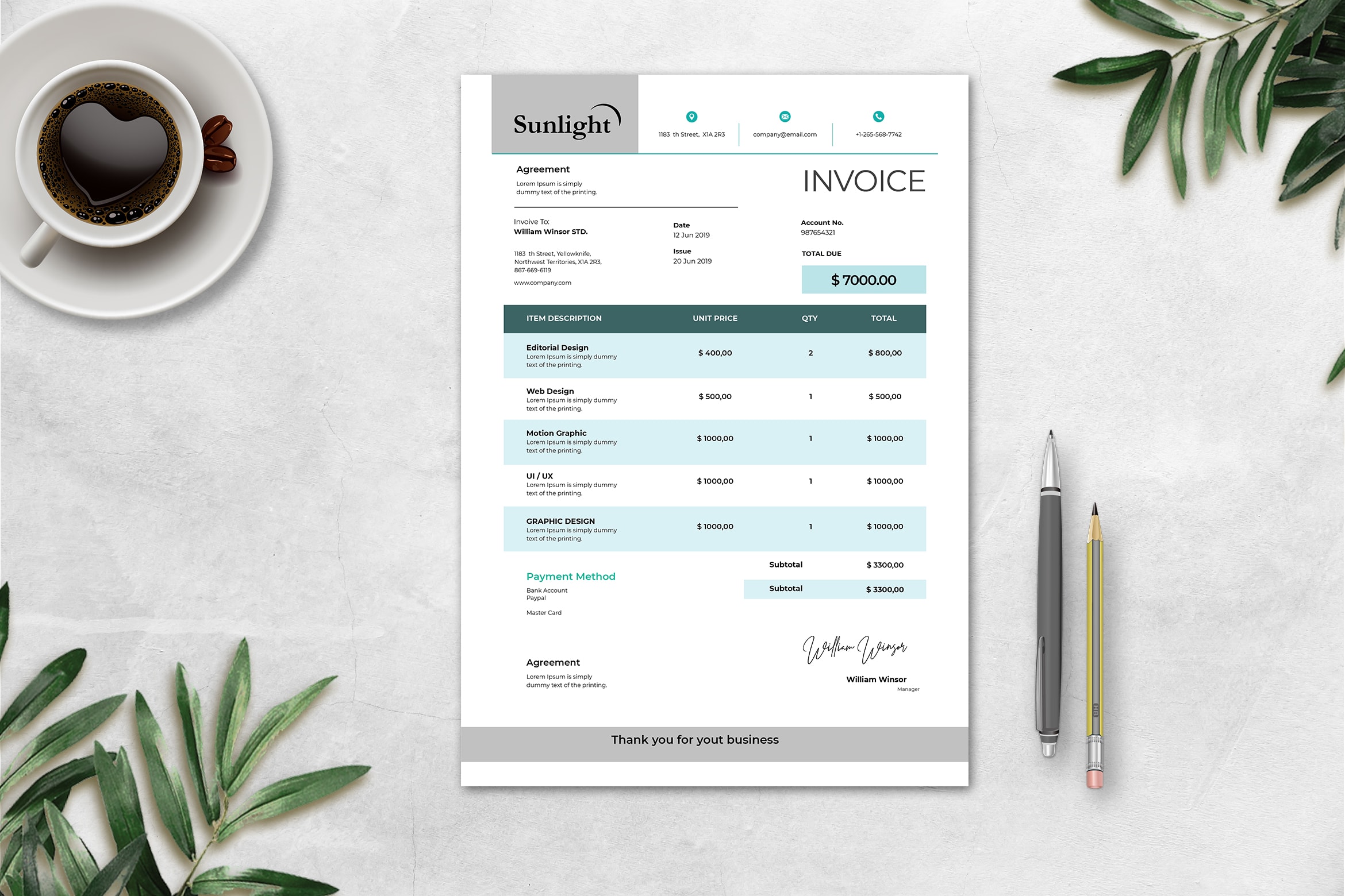 invoice ui ux designer