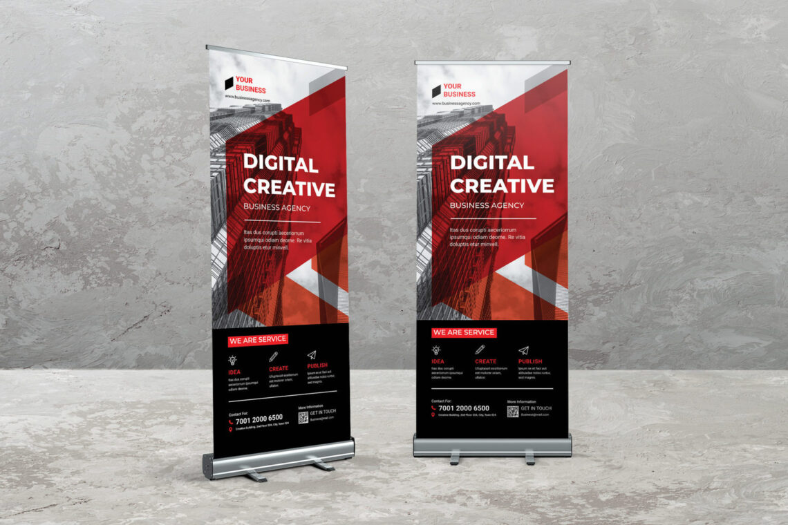 Roll Up Banner - Digital Creative Corporate