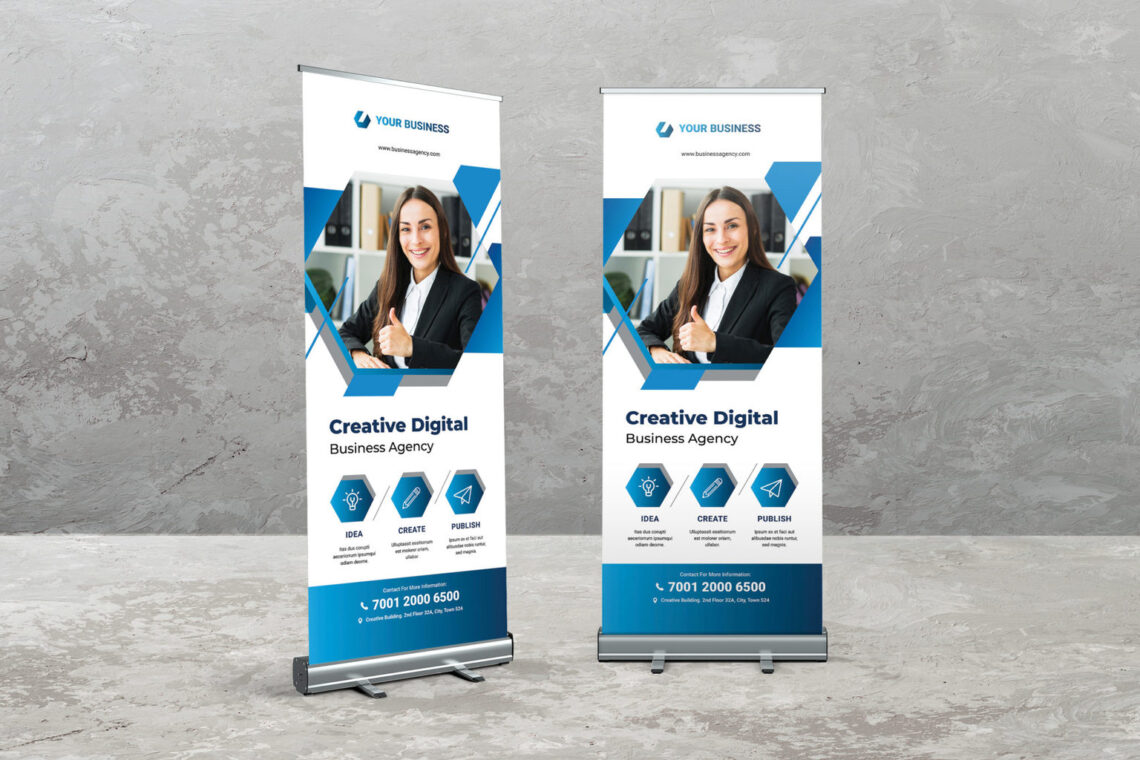 Roll Up Banner – Digital Creative Corporate - UI Creative