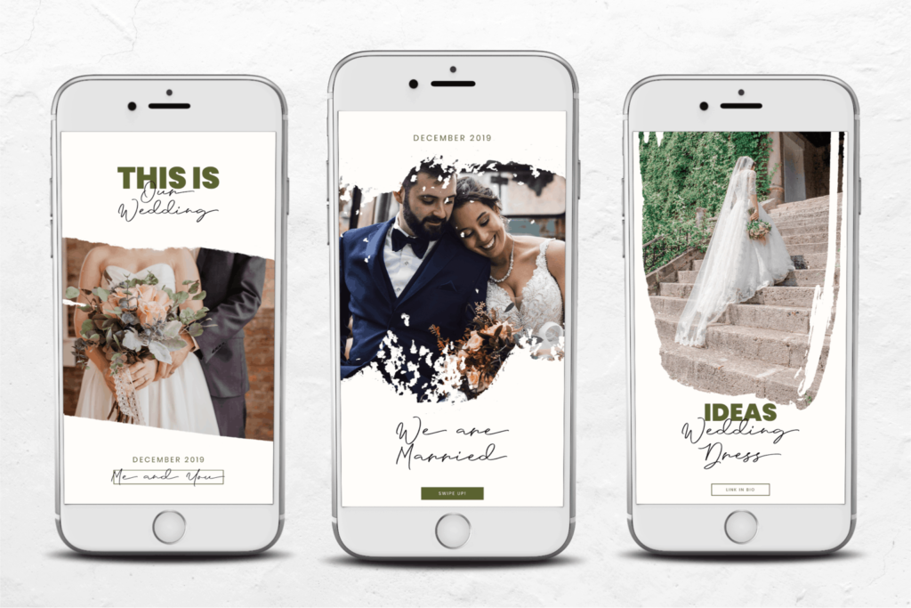 Instagram Stories – Wedding Party Theme