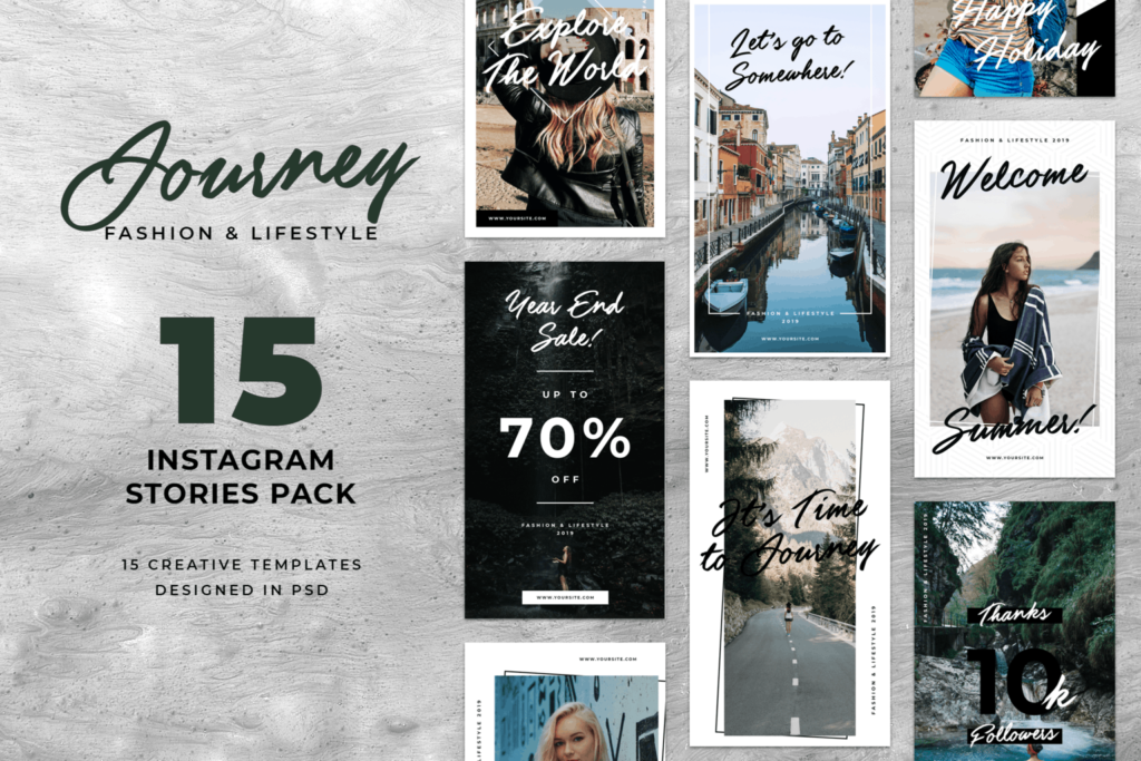 Instagram Stories – Journey Dress Theme