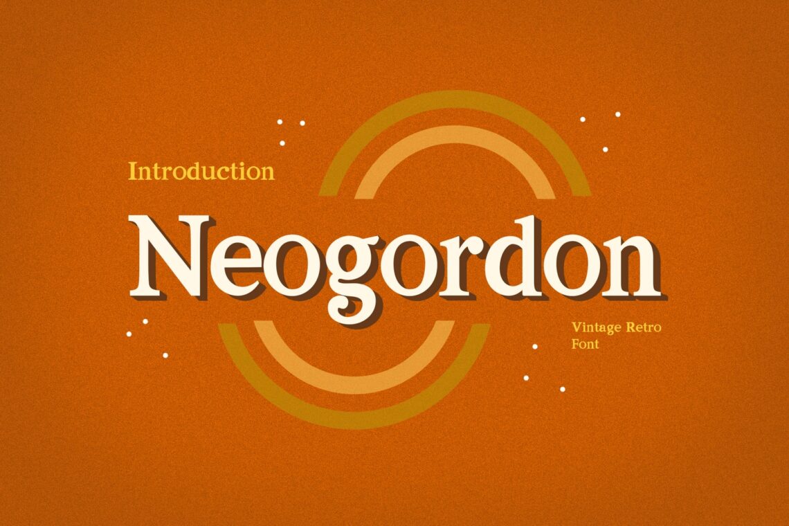 neogordon serif display font