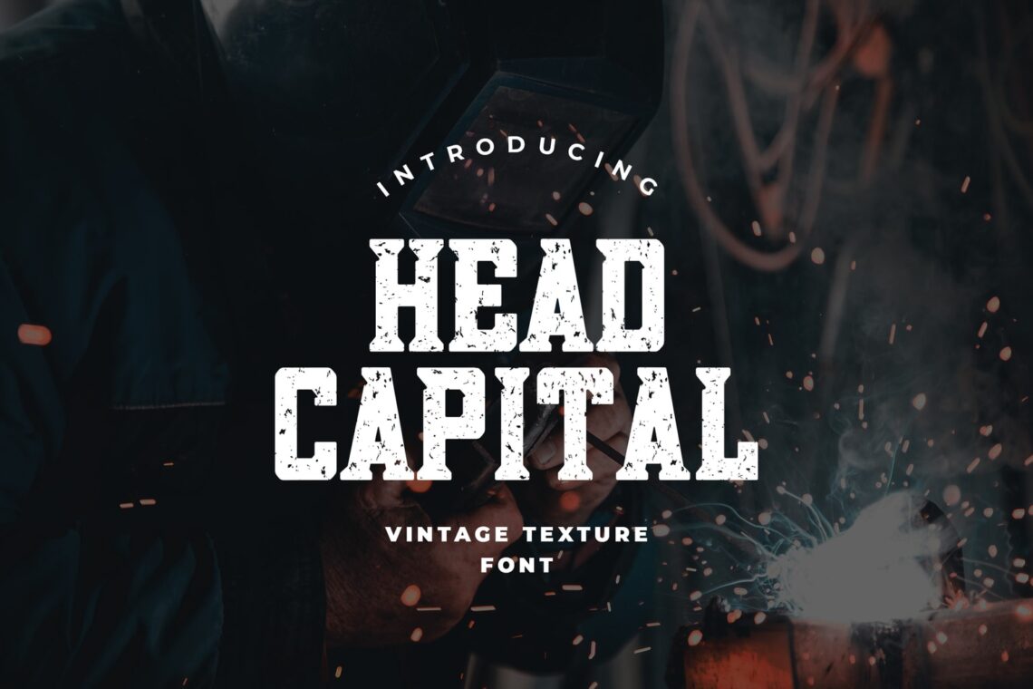 Head Capital Display Font