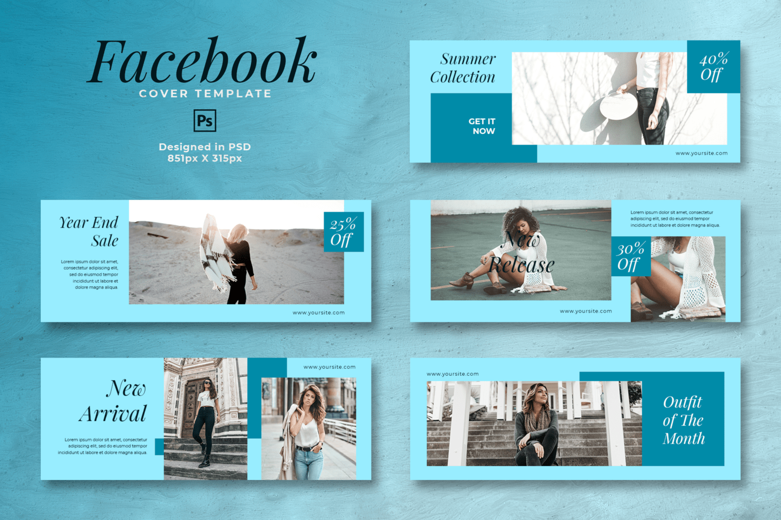 facebook cover end of year sales mode