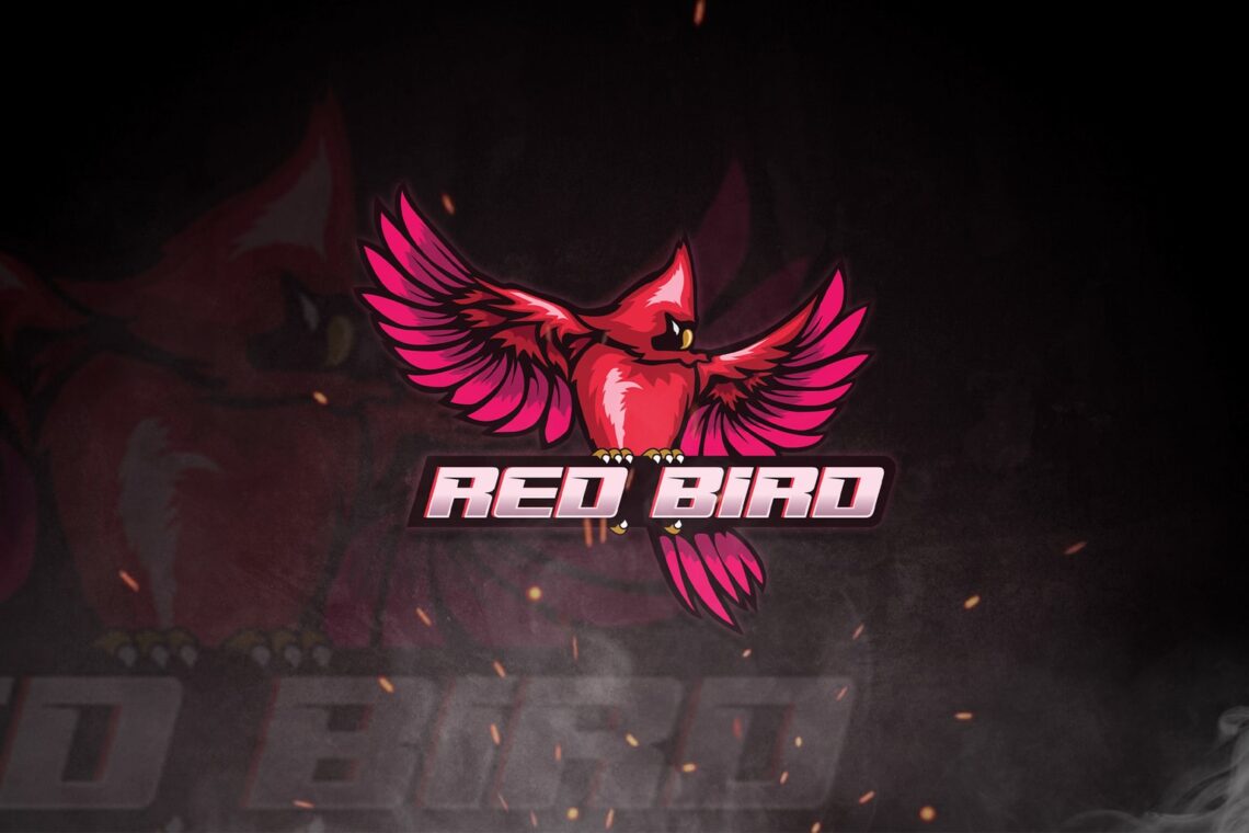 esport logo red bird