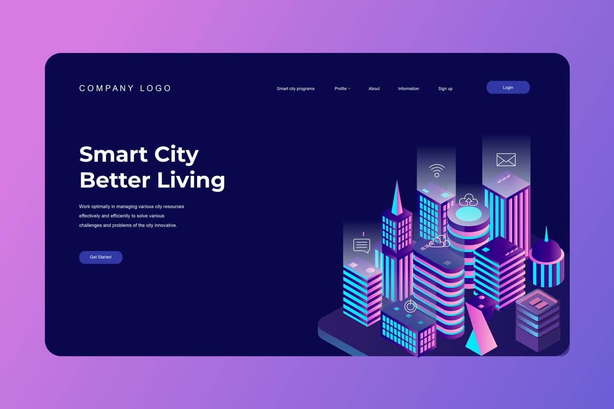 Smart City isometric Concept Графика. Smart City isometric Concept. Полоса до после в веб дизайне.