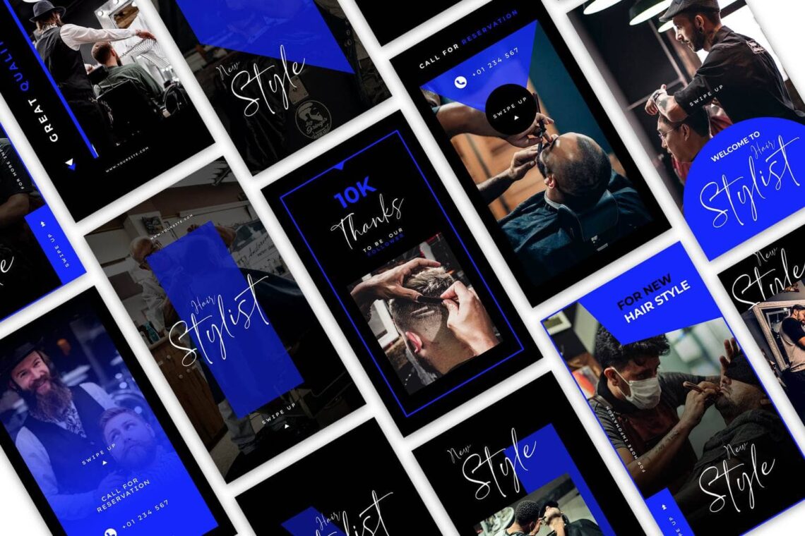 Instagram Stories Barbershop Stylist Ui Creative Vast collection of free barbershop tags and videos of tags, free to download by the barbershop anyone can upload a tag or a video. instagram stories barbershop stylist