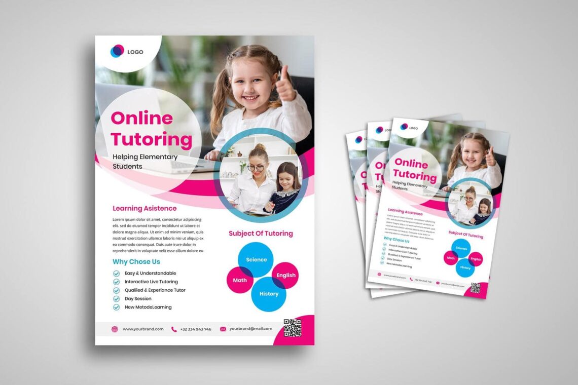 tutoring flyer template