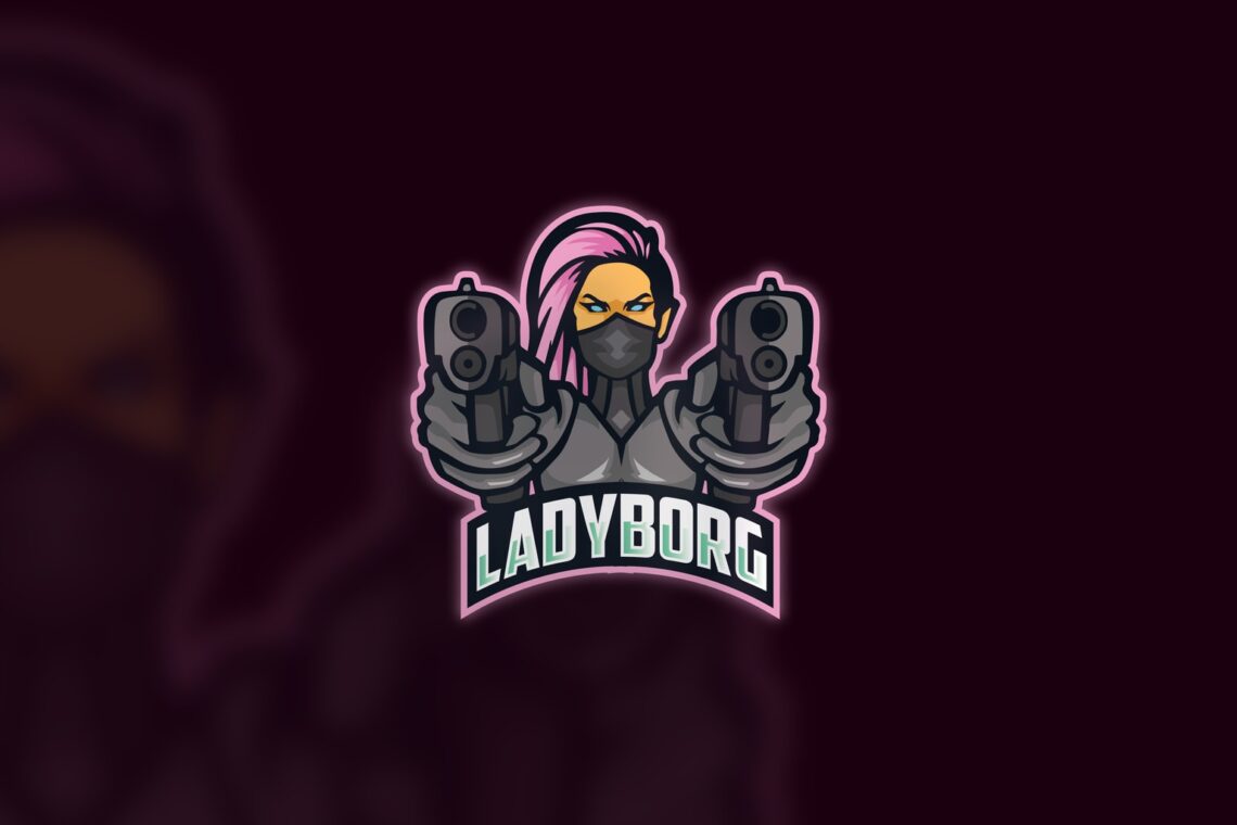 esport logo lady borg