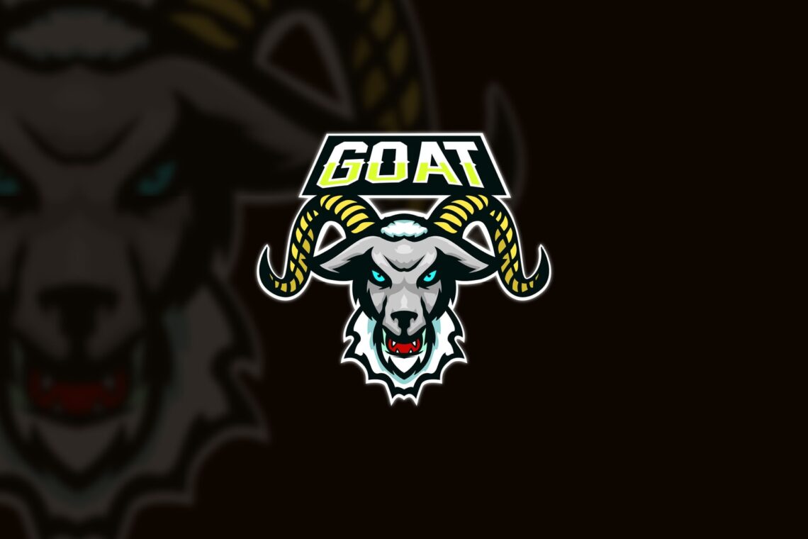 esport logo goat worshiper