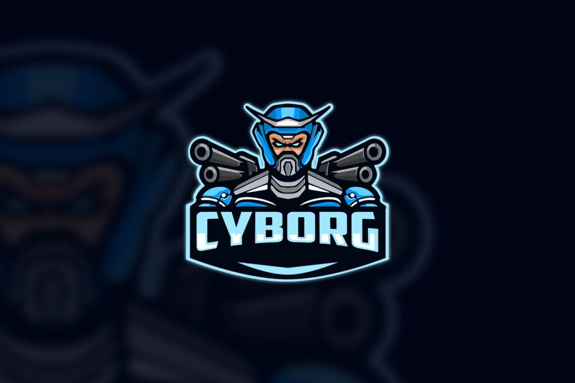 esport logo armed cyborg