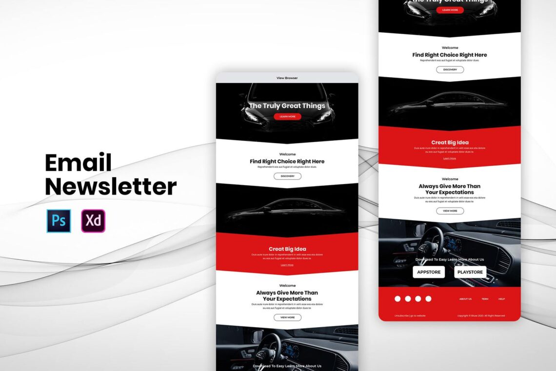 car showroom center email newsletter