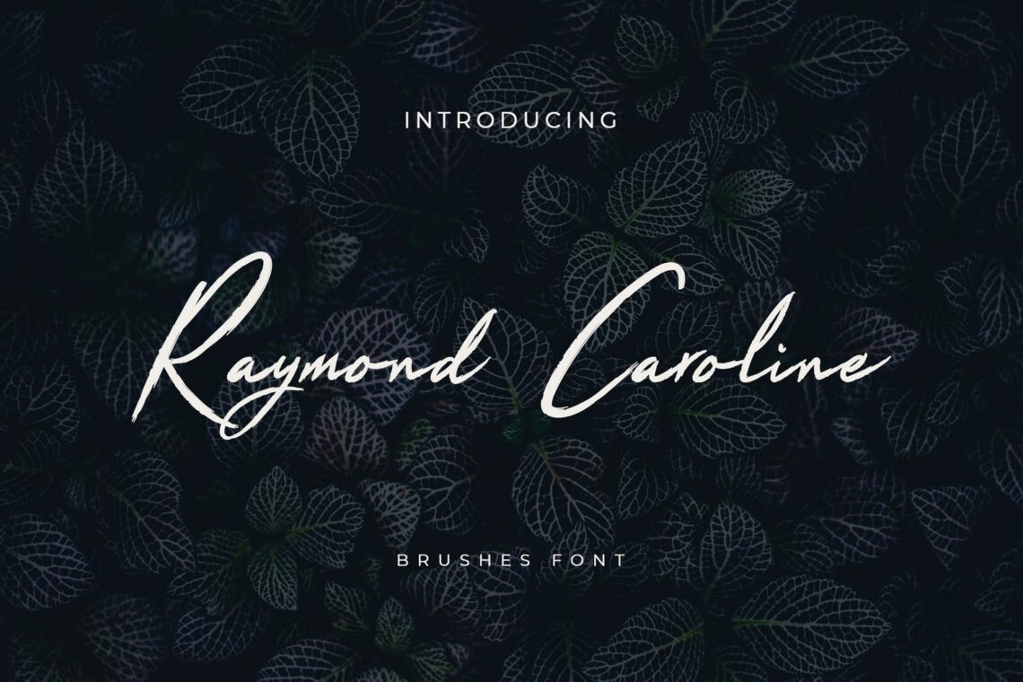 Raymond Caroline Brush Handwritten Font