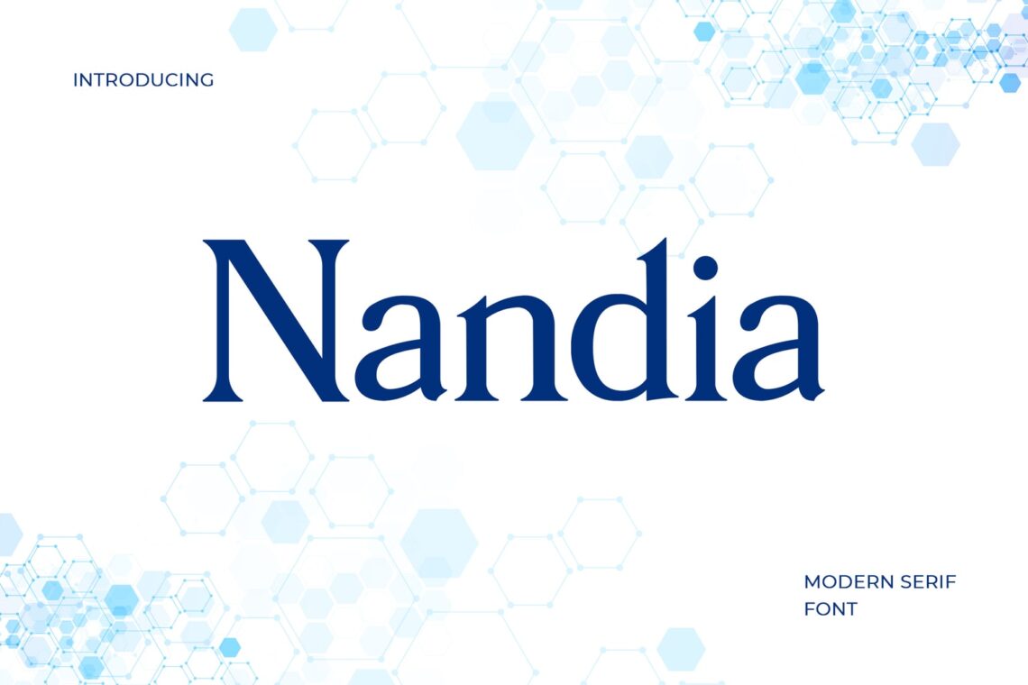 fonts nandia serif typeface