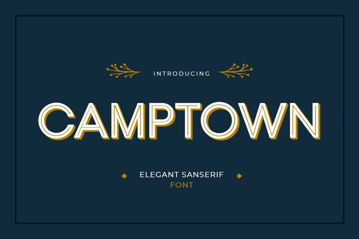 fonts camptown sanserif