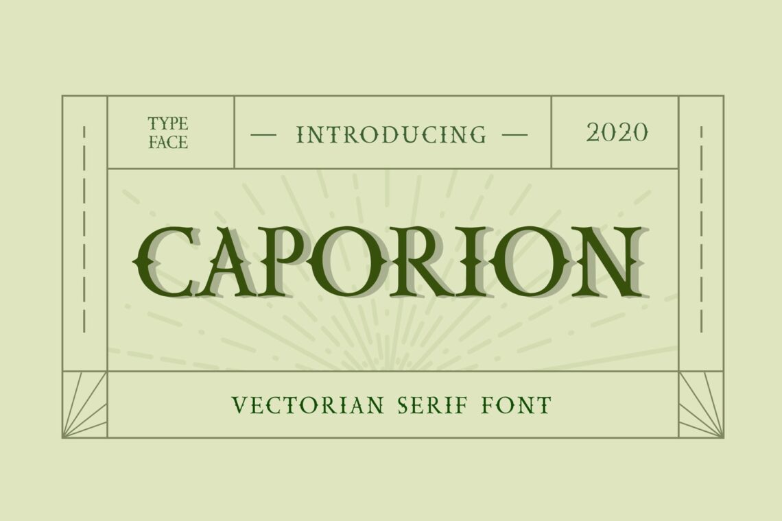 fonts caporion serif