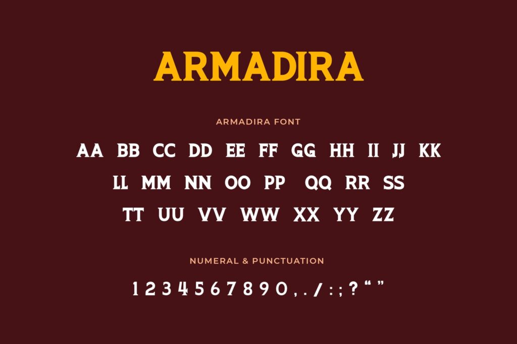 fonts armadira serif 2