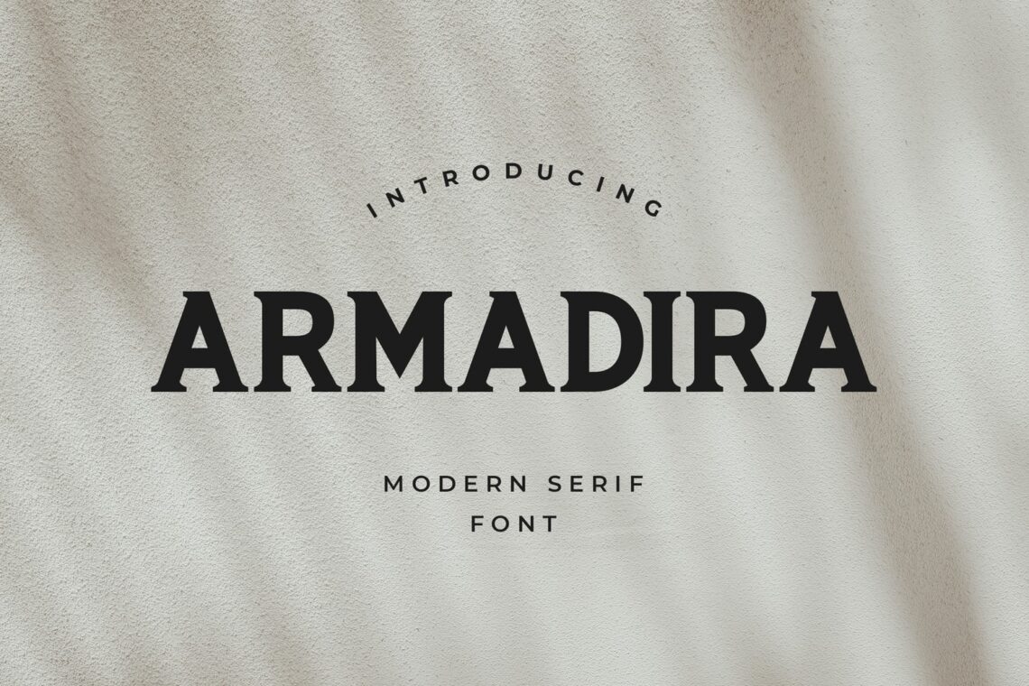 fonts armadira serif