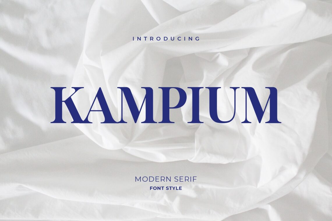 fonts kampium modern serif