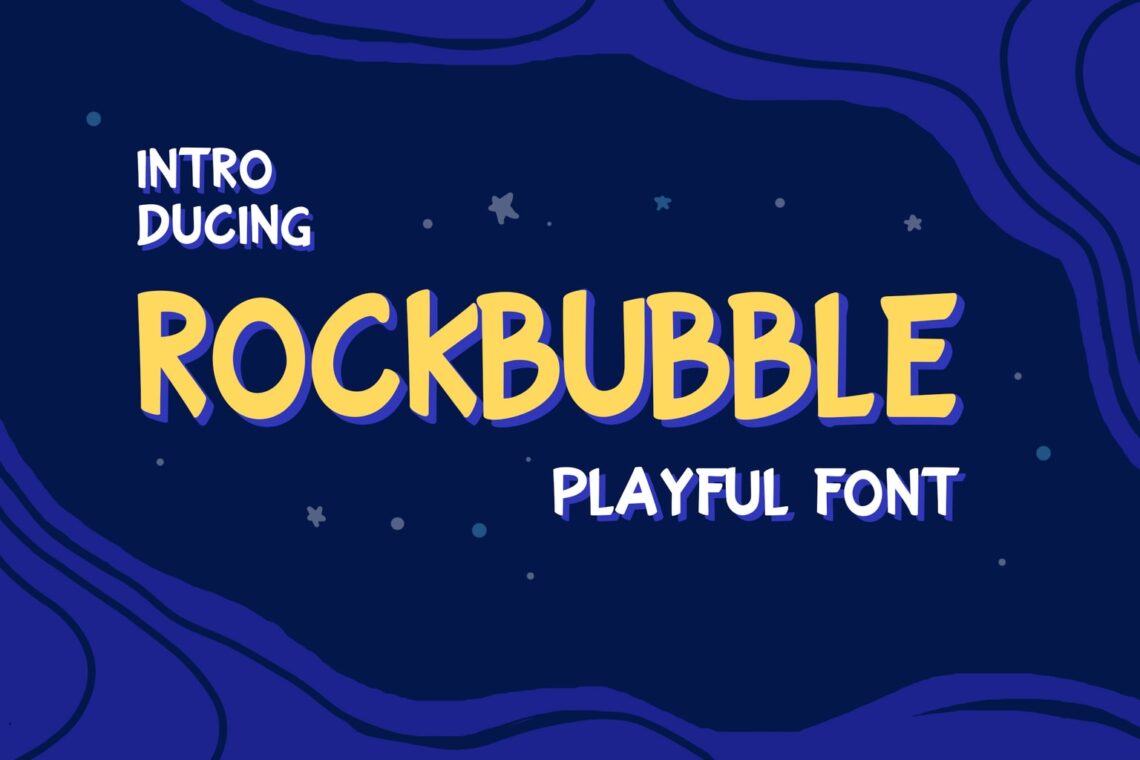 fonts rockbubble display