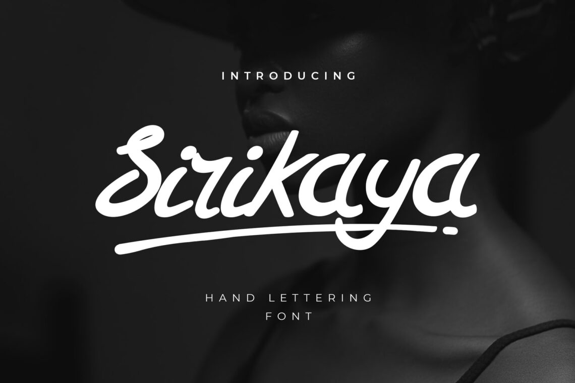 fonts sirikaya hand lettering