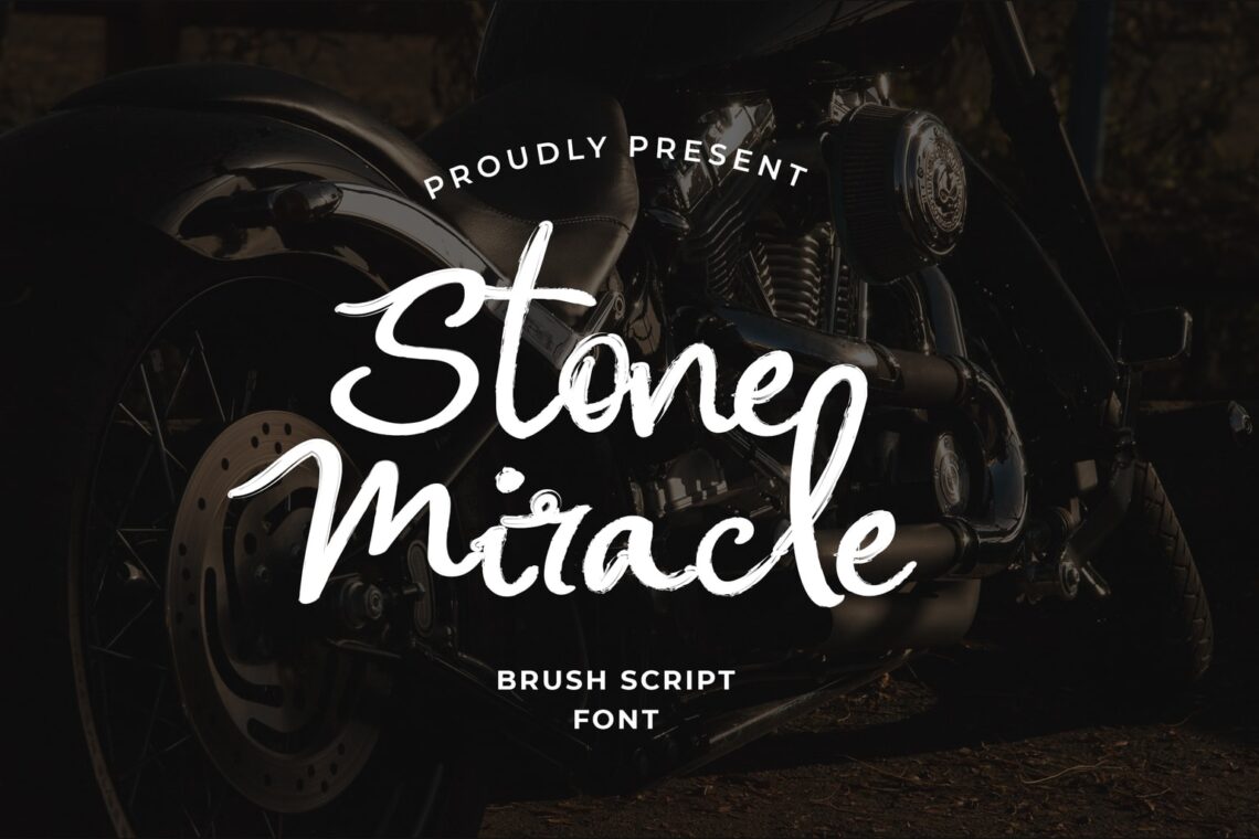 fonts stone miracle brush