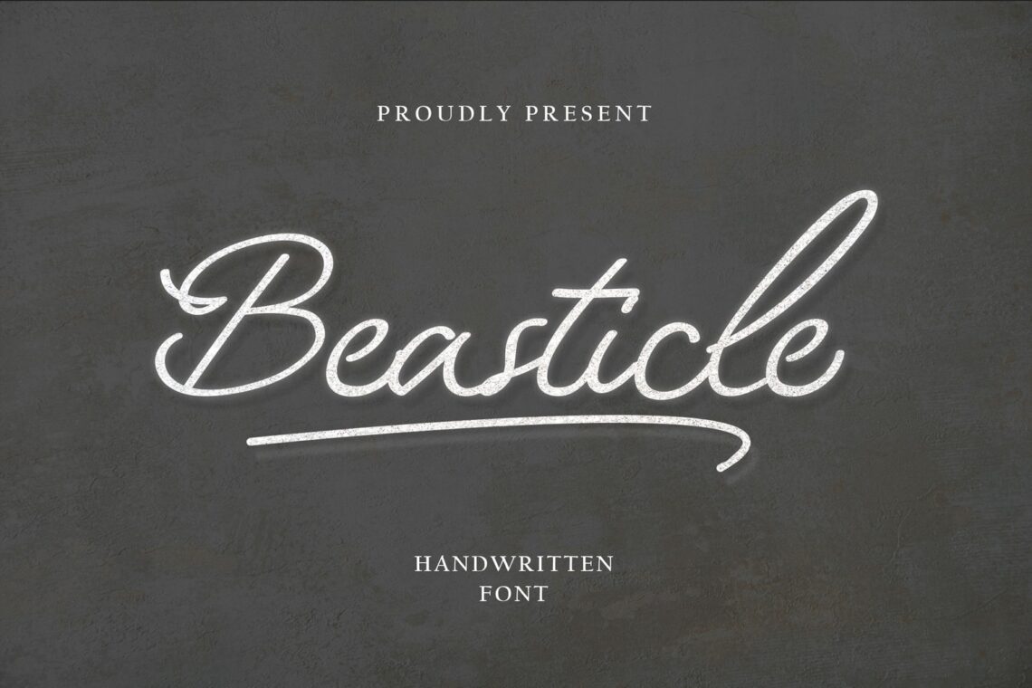 fonts beasticle handwritten