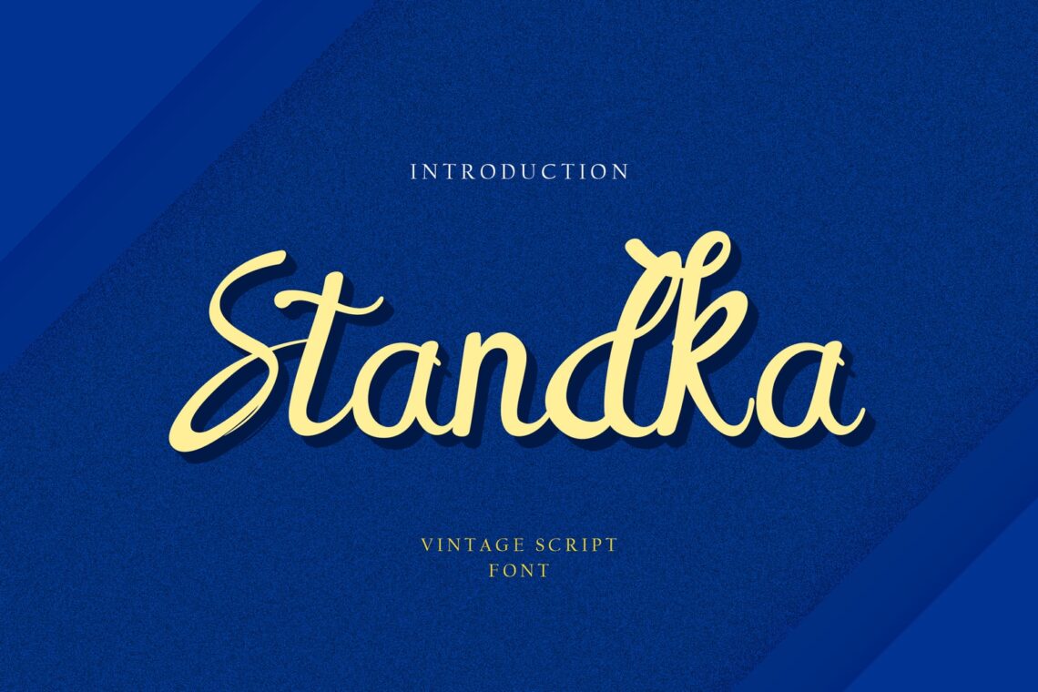 fonts standka vintage script 1