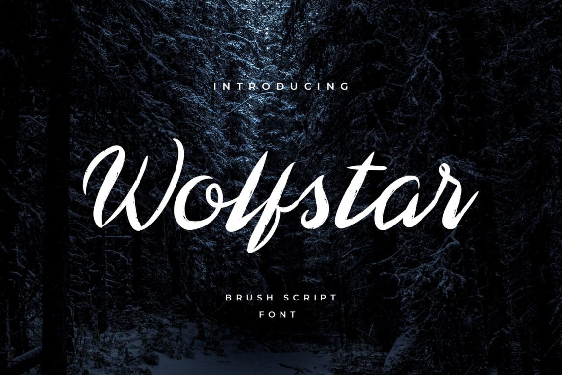 fonts wolfstar brush script