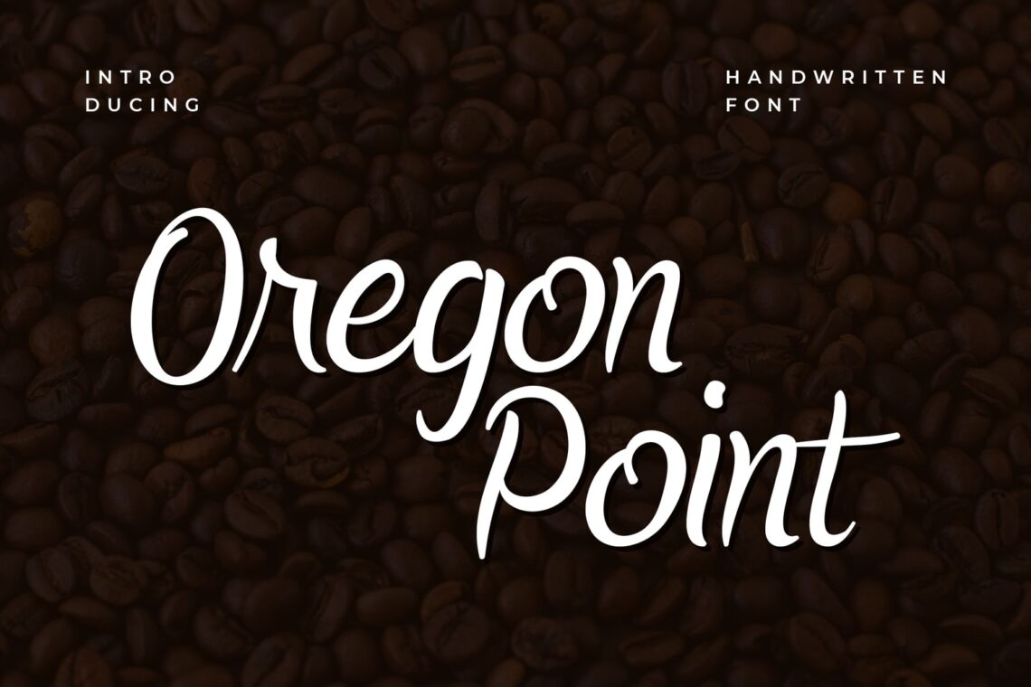 fonts oregon point handwritten