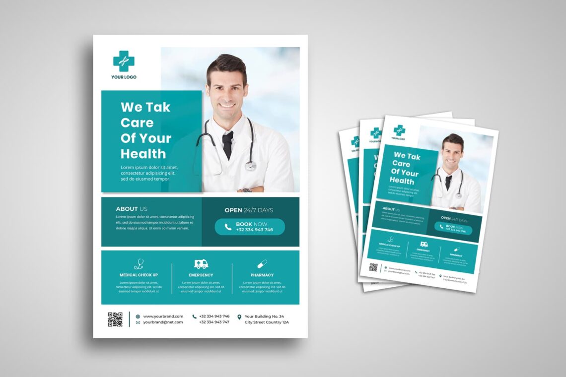 flyer health consultant care 3 UI Creative